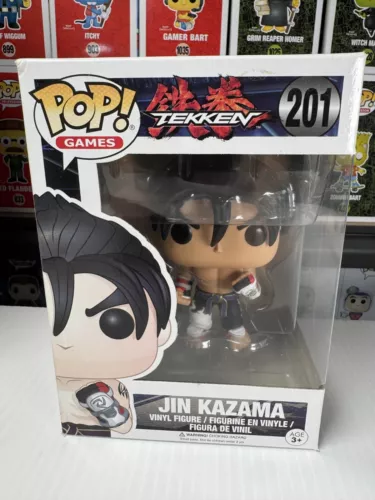 Funko Pop! Games: Tekken Jin Kazama #201 (Black & White Pants)