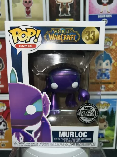 Funko Pop! Games: World Of Warcraft -  Murloc 33 Blizzard Exclusive W/Protector