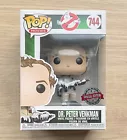 Funko Pop Ghostbusters Dr Peter Venkman Marshmallow #744 + Free Protector