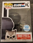 Funko Pop! G.I. Joe Snake Eyes with Timber #78 Funko Shop Exclusive Retro Toys