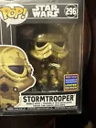 Funko Pop Gold Stormtrooper #296 Star Wars 2021 Wonderous Convention