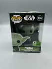 Funko Pop Green Yoda ECCC Exclusive #124 Official Con Sticker Star Wars NEW