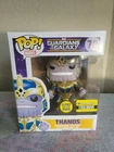 Funko Pop! Guardians Of The Galaxy #78 Thanos Entertainment Earth Exclusive GITD
