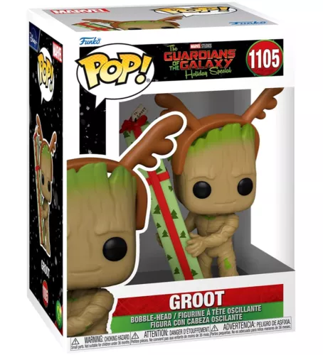 Funko POP Guardians of The Galaxy Holiday Special Groot Vinyl Figure #1105
