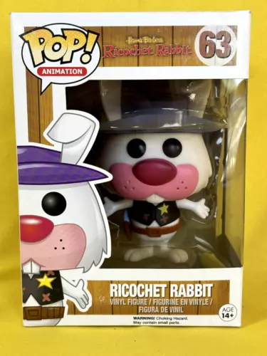 Funko POP! Hanna Barbera - Ricochet Rabbit 63 Vinyl Figure W/ PROTECTOR - P50