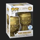 Funko Pop! Harry Potter Albus Dumbledore 15 Gold Exclusive SEALED in  Hard Case