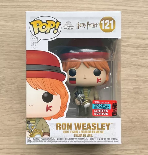 Funko Pop Harry Potter Ron Weasley Quidditch Cup NYCC #121 + Free Protector