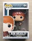 Funko Pop Harry Potter Ron Weasley With Scabbers #44 + Free Protector