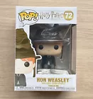 Funko Pop Harry Potter Ron Weasley With Sorting Hat #72 + Free Protector