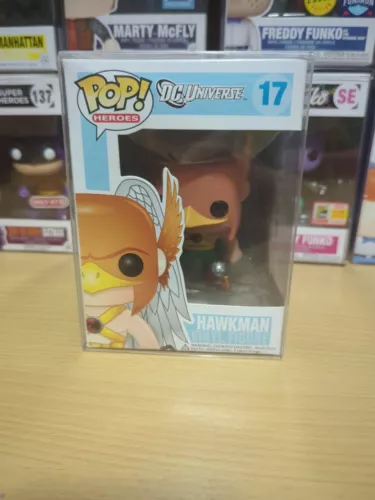 Funko POP Hawkman #17 - DC Comics - Vaulted/Retired With Box Error