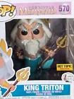 Funko Pop Head King Triton The Little Mermaid  Hot Topic Vinyl #570 Collect All