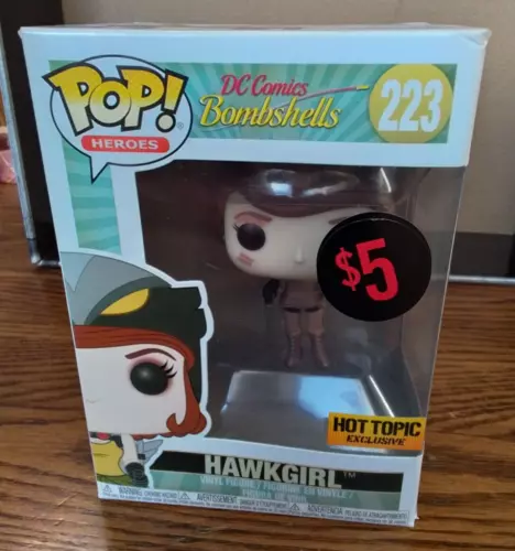 Funko Pop! Heroes #223 Hawkgirl - DC Comics Bombshells - Hot Topic Exclusive