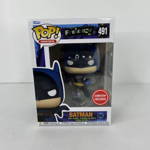 Funko Pop! Heroes #491 Freakshow Batman-Gamestop Exclusive Figure