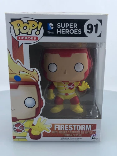 Funko POP! Heroes DC Comics DC Super Heroes Firestorm #91 Vinyl Figure DAMAGED