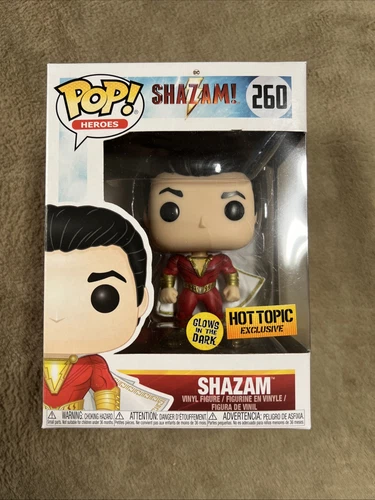 Funko POP! Heroes DC Comics Shazam! Shazam Glow in the Dark #260 Hot Topic