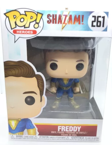 Funko POP! Heroes DC Comics - Shazam Vinyl Figure - FREDDY #261 - New in Box