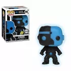 Funko Pop Heroes DC Super Heroes Cyborg Silhouette #95 - Glow in the Dark
