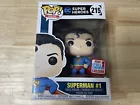 FUNKO POP! HEROES DC SUPERMAN #1 #215 SDCC TOYS R' US FALL CONVENTION EXCLUSIVE