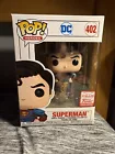 Funko Pop Heroes Metallic Superman #402 IMPERIAL PALACE  Exclusive W/PROTECTOR