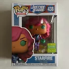 Funko Pop! Heroes: Starfire #438 SDCC 2022 Shared Excl DC Justice League *READ*