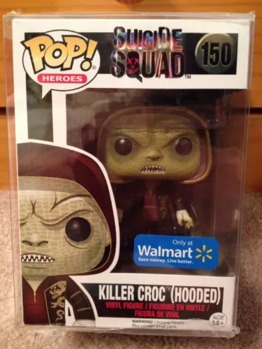 Funko Pop Heroes Suicide Squad Killer Croc (Hooded) #150 Walmart Exclusive