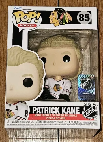 Funko Pop Hockey #85 Patrick Kane White Jersey NHL Chicago Blackhawks