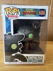 Funko Pop How To Train Your Dragon #686 Toothless Used Protector Included