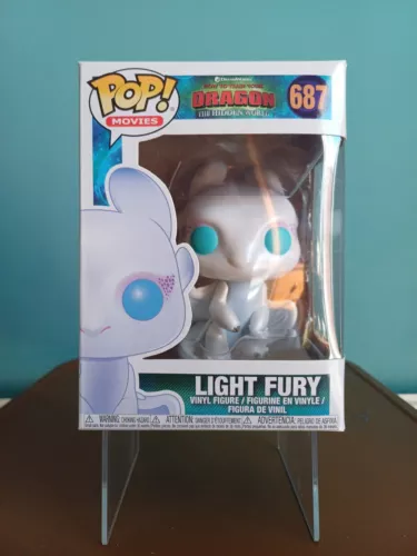 Funko Pop! How To Train Your Dragon Vinyl Figure #687 Light Fury