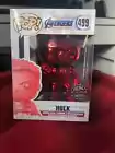 Funko Pop! Hulk Red Chrome #499 Avengers Endgame Special Edition UK SELLER