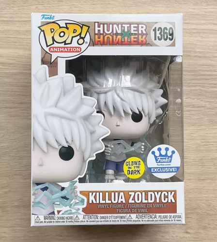 Funko Pop Hunter X Hunter Killua Zoldyck GITD #1369 + Free Protector