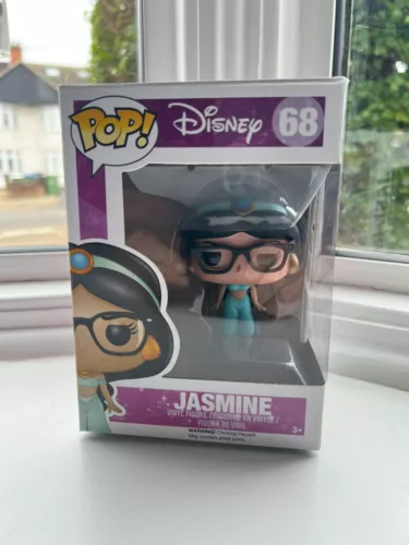 Funko Pop Jasmine (Glasses) #68 Vinyl Figure Disney Hot Topic Exclusive