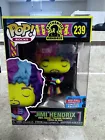 Funko Pop : JIMI HENDRIX BLACK LIGHT BLUE (#239) Funko Exclusive W/ Protector