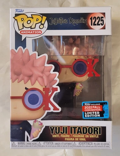 Funko Pop! Jujutsu Kaisen Yuji Itadori #1225 (2022 Fall Con) W/Protector