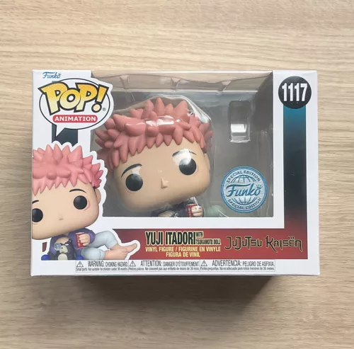 Funko Pop Jujutsu Kaisen Yuji Itadori With Tsukamoto Doll #1117+ Free Protector