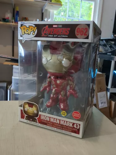 Funko Pop! Jumbo 10 Inch 962 Avengers: Age of Ultron Iron Man Mark 43 Gamestop
