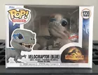Funko POP Jurassic World Dominion Velociraptor (Blue) #1220 w/ Protector