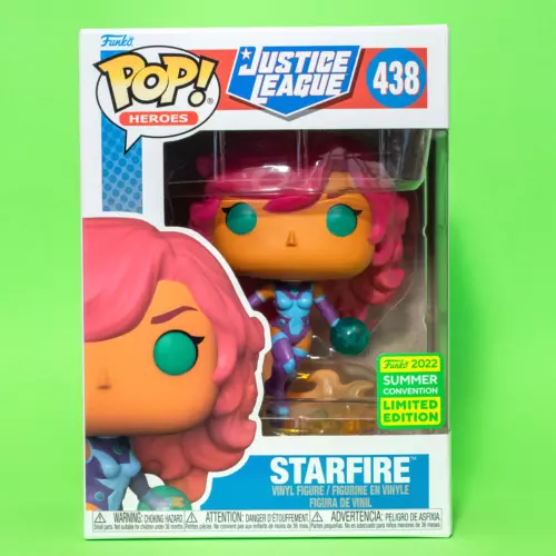 Funko Pop! Justice League - Starfire #438 - 2022 Summer Convention