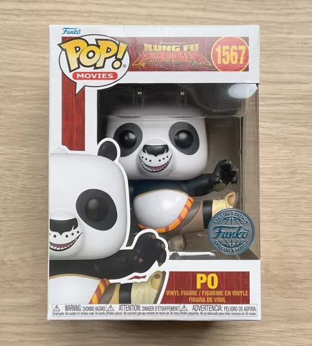 Funko Pop Kung Fu Panda Po #1567 + Free Protector