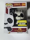 Funko Pop Kung Fu Panda Po Flocked Entertainment Earth EE Exclusive  #250 w/case
