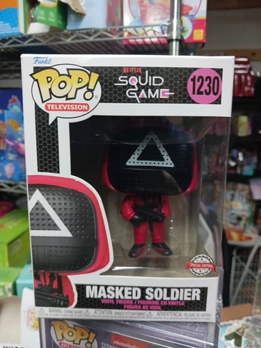 Funko Pop! LIMITED Squid Game MASKED SOLDIER #1230 Vinyl FUNKO EXCLUSIVE