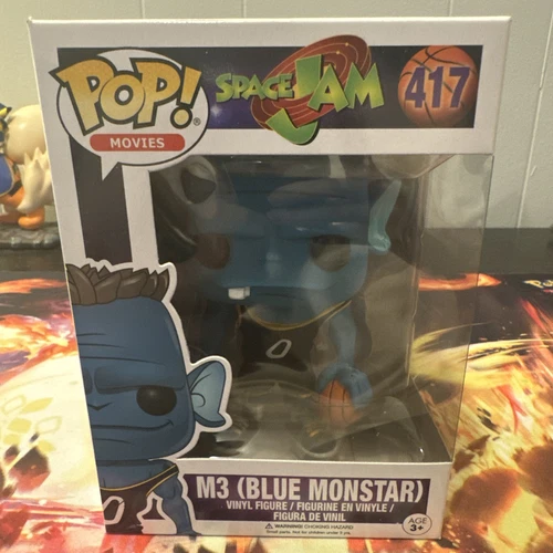 FUNKO POP! M3 BLUE MONSTAR 417 VAULTED SPACE JAM vinyl Rare