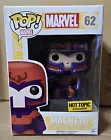 Funko Pop Magneto #62 (Metallic)  Hot Topic Exclusive X-Men Marvel Bobblehead