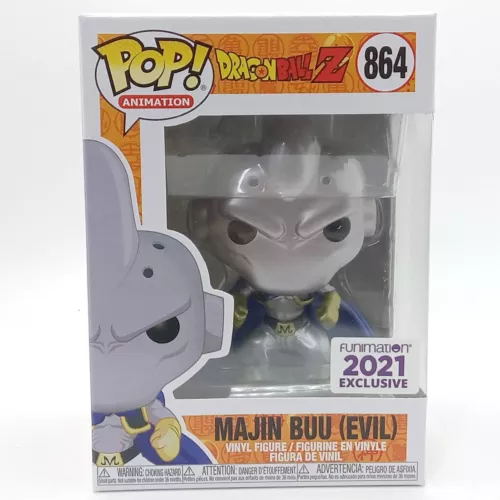 Funko Pop! Majin Buu Evil 864 Funimation Exclusive Metallic Dragon Ball Z Anime
