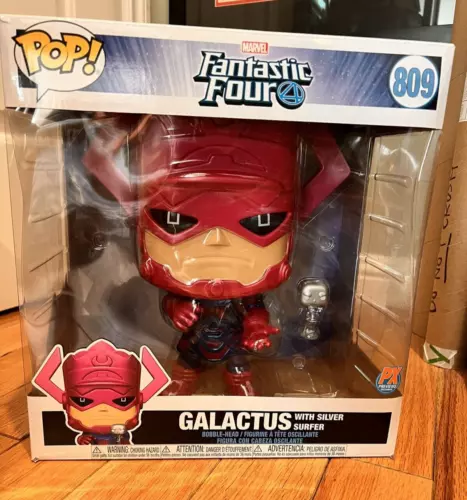 Funko Pop! Marvel 10" Galactus 809 with Silver Surfer Fantastic Four PX Previews