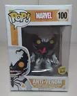 Funko Pop! Marvel #100 Anti-Venom - Glows in the Dark - Box Issues - Free Ship