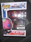 Funko Pop Marvel #1143 Civil War Vision Amazon Exclusive With Pop Protector