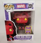 Funko Pop! Marvel #231 Red She-Hulk Pop, 2017 Summer Convention Exclusive