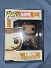 FUNKO POP Marvel 28 LOGAN Wolverine X-Men Non-Bobble Head ERROR Vaulted Rare