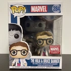 Funko Pop Marvel #284 The Hulk & Bruce Banner (Marvel Collector Corps Exclusive)