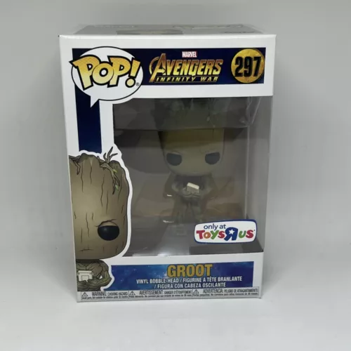Funko Pop Marvel #297 Groot Toys R Us Avengers Infinity War Free Uk P&p